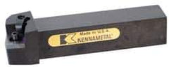 Kennametal - MSRN, Right Hand Cut, 15° Lead Angle, 3/4" Shank Height x 3/4" Shank Width, Negative Rake Indexable Turning Toolholder - 4-1/2" OAL, SN..43. Insert Compatibility, Series Kenloc - Exact Tool & Supply