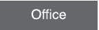 NMC - Office, 10" Wide x 3" High, Plastic Sign - English, White on Gray, Wall Mount - Exact Tool & Supply