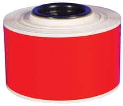 NMC - 984" Long, Red Vinyl Tape - For UDO LP400 Label Printer - Exact Tool & Supply