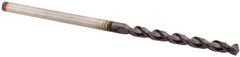 Guhring - 0.0748" 130° Powdered Metal Jobber Drill - FIREX Finish, Right Hand Cut, Parabolic Flute, Straight Shank, 1-13/16" OAL, Cone Relief Point - Exact Tool & Supply