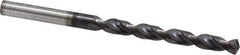 Guhring - 0.2756" 130° Powdered Metal Jobber Drill - FIREX Finish, Right Hand Cut, Parabolic Flute, Straight Shank, 4-9/32" OAL, Cone Relief Point - Exact Tool & Supply