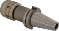 Collis Tool - CAT40 Taper Shank, 3/4" Hole Diam x 2.37" Nose Diam Milling Chuck - 3.7" Projection, 0.0002" TIR, Through-Spindle Coolant, - Exact Tool & Supply