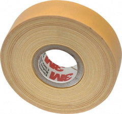 3M - 3/4" x 60', Yellow Cotton Cloth Electrical Tape - Series 2520, 8 mil Thick, 800 V/mil Dielectric Strength, 50 Lb./Inch Tensile Strength - Exact Tool & Supply