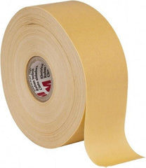 3M - 1-1/2" x 110', Yellow Cotton Cloth Electrical Tape - Series 2520, 8 mil Thick, 800 V/mil Dielectric Strength, 50 Lb./Inch Tensile Strength - Exact Tool & Supply