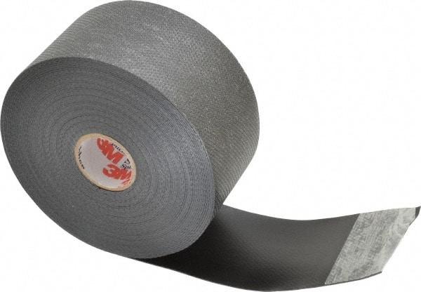 3M - 2" x 30', Black Polyester Film Electrical Tape - Series 23, 30 mil Thick, 800 V/mil Dielectric Strength, 8 Lb./Inch Tensile Strength - Exact Tool & Supply