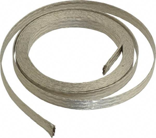 3M - 25 AWG, 1/2 Inch Diameter, 15 Ft., Braid, Grounding Wire - Copper - Exact Tool & Supply