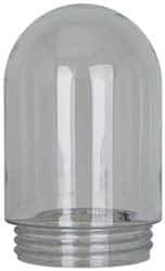 Cooper Crouse-Hinds - Prismatic Lens, Heat Resistant, Polycarbonate Fixture Globe - Clear (Color), UL 514A & UL Listed 1598 - Exact Tool & Supply