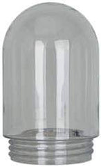 Cooper Crouse-Hinds - Prismatic Lens, Heat Resistant, Polycarbonate Fixture Globe - Clear (Color), UL 514A & UL Listed 1598 - Exact Tool & Supply