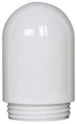 Cooper Crouse-Hinds - Heat Resistant, Polycarbonate Fixture Globe - White, UL 514A & UL Listed 1598 - Exact Tool & Supply