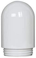 Cooper Crouse-Hinds - Heat Resistant, Polycarbonate Fixture Globe - White, UL 514A & UL Listed 1598 - Exact Tool & Supply
