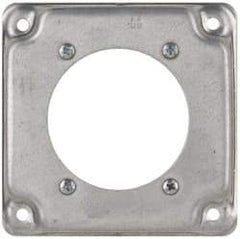 Cooper Crouse-Hinds - Electrical Outlet Box Steel Square Surface Cover - Exact Tool & Supply