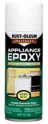 Rust-Oleum - Black, Gloss, Appliance Epoxy Spray Paint - 7 Sq Ft per Can, 12 oz Container - Exact Tool & Supply