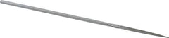 Strauss - 5-1/2" OAL Fine Point Needle Diamond File - 5/32" Wide x 1/16" Thick, 1-5/8 LOC, 91 Grit - Exact Tool & Supply