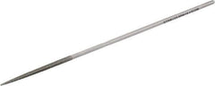 Strauss - 5-1/2" OAL Fine Square Needle Diamond File - 5/64" Wide x 5/64" Thick, 1-5/8 LOC, 91 Grit - Exact Tool & Supply