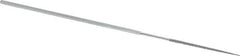 Strauss - 5-1/2" OAL Fine Round Needle Diamond File - 1/16" Wide x 1/16" Thick, 1-5/8 LOC, 91 Grit - Exact Tool & Supply