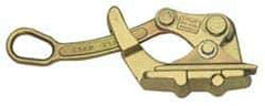 Little Mule - Double Eye, Standard Grip, Steel Wire Pulling Grip - 0.7 to 1-1/4" Cable Diam - Exact Tool & Supply