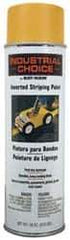 Rust-Oleum - 18 fl oz Yellow Striping Paint - 150' Coverage at 4" Wide, Solvent-Based Formula - Exact Tool & Supply