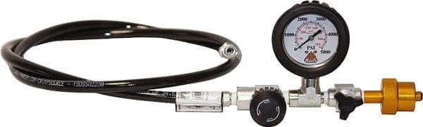 AIR Systems - SCBA/EEBA Fill Whip Assembly - Use with High Pressure Cylinders - Exact Tool & Supply