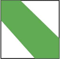 NMC - Green & White Striped Vinyl Tape - 3" Wide x 54' Long x 0.002" Thick, General Traffic - Exact Tool & Supply