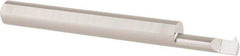 Accupro - 1/2" Cutting Depth, 18 to 56 TPI, 0.18" Diam, Internal Thread, Solid Carbide, Single Point Threading Tool - Bright Finish, 2-1/2" OAL, 1/4" Shank Diam, 0.04" Projection from Edge, 60° Profile Angle - Exact Tool & Supply