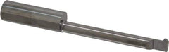Accupro - 1-1/2" Cutting Depth, 14 to 40 TPI, 0.23" Diam, Internal Thread, Solid Carbide, Single Point Threading Tool - Bright Finish, 2-1/2" OAL, 5/16" Shank Diam, 0.055" Projection from Edge, 60° Profile Angle - Exact Tool & Supply