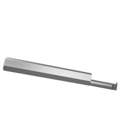 Accupro - 1/2" Cutting Depth, 12 to 40 TPI, 0.29" Diam, Internal Thread, Solid Carbide, Single Point Threading Tool - Bright Finish, 2-1/2" OAL, 5/16" Shank Diam, 0.07" Projection from Edge, 60° Profile Angle - Exact Tool & Supply