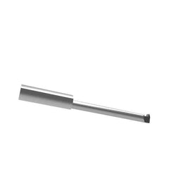 Accupro - 1-3/4" Cutting Depth, 12 to 40 TPI, 0.29" Diam, Internal Thread, Solid Carbide, Single Point Threading Tool - Bright Finish, 2-1/2" OAL, 5/16" Shank Diam, 0.07" Projection from Edge, 60° Profile Angle - Exact Tool & Supply