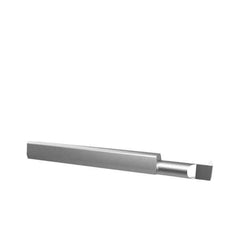 Accupro - 1/2" Cutting Depth, 10 to 32 TPI, 0.32" Diam, Internal Thread, Solid Carbide, Single Point Threading Tool - Bright Finish, 2-1/2" OAL, 3/8" Shank Diam, 0.075" Projection from Edge, 60° Profile Angle - Exact Tool & Supply
