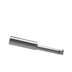 Accupro - 1-1/4" Cutting Depth, 8 to 32 TPI, 0.36" Diam, Internal Thread, Solid Carbide, Single Point Threading Tool - Bright Finish, 2-1/2" OAL, 3/8" Shank Diam, 0.08" Projection from Edge, 60° Profile Angle - Exact Tool & Supply