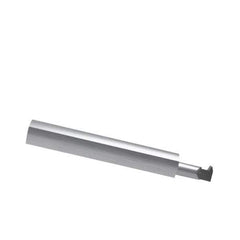 Accupro - 3/4" Cutting Depth, 8 to 32 TPI, 0.49" Diam, Internal Thread, Solid Carbide, Single Point Threading Tool - Bright Finish, 3" OAL, 1/2" Shank Diam, 0.12" Projection from Edge, 60° Profile Angle - Exact Tool & Supply