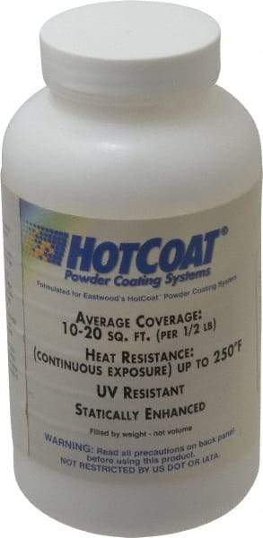 Made in USA - 8 oz Clear Paint Powder Coating - Polyurethane, 10 Sq Ft Coverage - Exact Tool & Supply