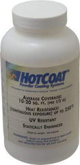 Made in USA - 8 oz Clear Paint Powder Coating - Polyurethane, 10 Sq Ft Coverage - Exact Tool & Supply
