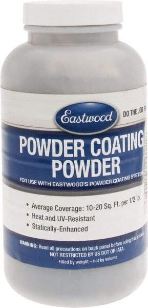 Made in USA - 8 oz Cast Iron Paint Powder Coating - Polyurethane, 10 Sq Ft Coverage - Exact Tool & Supply