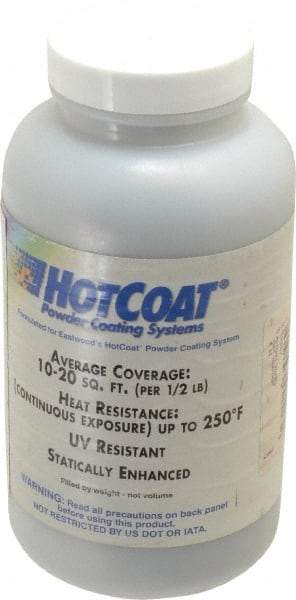 Made in USA - 8 oz Cast Aluminum Paint Powder Coating - Polyurethane, 10 Sq Ft Coverage - Exact Tool & Supply