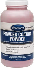 Made in USA - 8 oz Bright Red Paint Powder Coating - Polyurethane, 10 Sq Ft Coverage - Exact Tool & Supply
