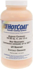 Made in USA - 8 oz Orange Yellow Paint Powder Coating - Polyurethane, 10 Sq Ft Coverage - Exact Tool & Supply