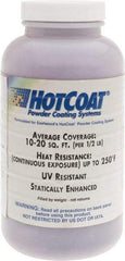 Made in USA - 8 oz Dark Purple Paint Powder Coating - Polyurethane, 10 Sq Ft Coverage - Exact Tool & Supply