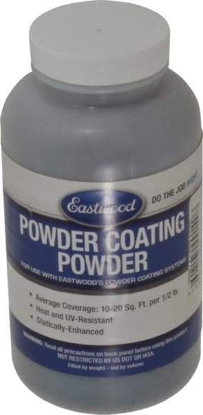 Made in USA - 8 oz Black Wrinkle Paint Powder Coating - Polyurethane, 10 Sq Ft Coverage - Exact Tool & Supply