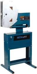 Metalpro - 1/2 to 1-1/2 Inch Pipe Capacity, 180 Inch Bend Radius, Hydraulic Power Tubing Bender - 180° Bending Angle, 2 Inch Square Tube Capacity, 110 Voltage - Exact Tool & Supply