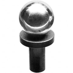 TE-CO - 1" Ball Diam, 1/2" Shank Diam, Stainless Steel Inspection Tooling Ball - Exact Tool & Supply