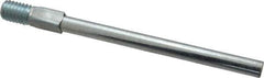 Value Collection - 6" Long x 3/8" Rod Diam, Tube Brush Extension Rod - 1/2-12 Male Thread - Exact Tool & Supply
