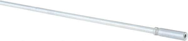 Value Collection - 36" Long x 1/4" Rod Diam, Tube Brush Extension Rod - 3/16-24 Female Thread - Exact Tool & Supply