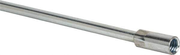 Value Collection - 36" Long x 3/8" Rod Diam, Tube Brush Extension Rod - 1/2-12 Female Thread - Exact Tool & Supply