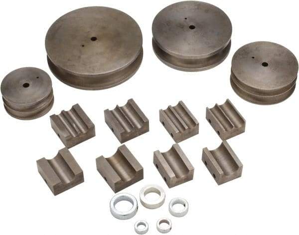 Metalpro - Pipe & Tube Punch & Die Sets Set Type: Pipe Bender Dies Maximum Pipe Size Compatibility (Inch): 1-1/2 - Exact Tool & Supply