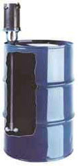 Neptune Mixer - 1/2 Hp, 1,750 RPM, 55 Gallon Mixing Capacity, Drum, TEFC Motor, Electric Mixer - 115/230 Volts, 3-3/4 Inch Prop Diameter, 29 Inch Shaft Length, 316 Stainless Steel - Exact Tool & Supply