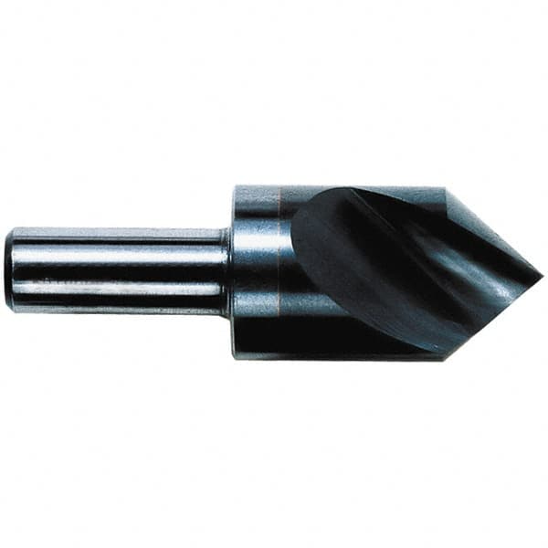 M.A. Ford - 3/4" Head Diam, 1/2" Shank Diam, 1 Flute 90° Solid Carbide Countersink - Exact Tool & Supply