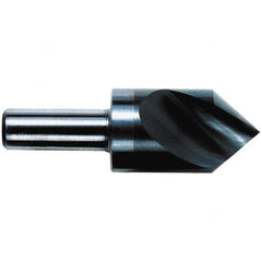 M.A. Ford - 3/4" Head Diam, 1/2" Shank Diam, 1 Flute 90° Solid Carbide Countersink - Exact Tool & Supply