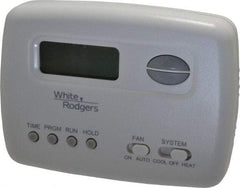 White-Rodgers - 45 to 99°F, 1 Heat, 1 Cool, Economy Digital Single Stage Battery Powered Thermostat - mV to 30 Volts, Electronic Switching Switch - Exact Tool & Supply