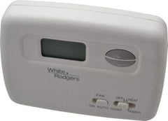 White-Rodgers - 45 to 99°F, 2 Heat, 1 Cool, Economy Digital Heat Pump Thermostat (Hardwired with Battery Back-Up) - 20 to 30 Volts, Electronic Switching Switch - Exact Tool & Supply