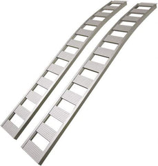 Erickson Manufacturing - 90" Long x 12" Wide, 1,500 Lb Capacity, Arched Truck Ramp - Aluminum, For All Vehicles - Exact Tool & Supply